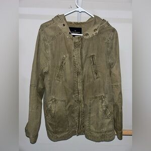 American Eagle Outfitters Olive Utility Jacket